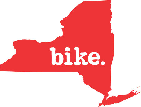 new york state bike decal - PNG image with transparent background