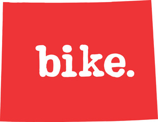 wyoming state bike decal - PNG image with transparent background