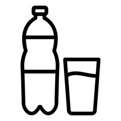 Mineral water icon