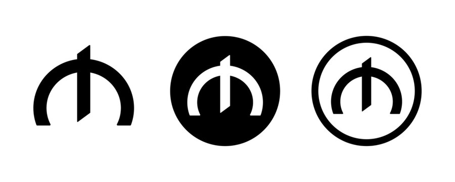 Azn vector icons set