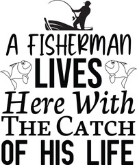 A Fisherman Lives  svg