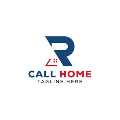An R Letter Home Logo Design
