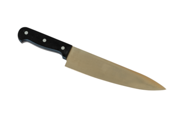 chef knife isolated on white background