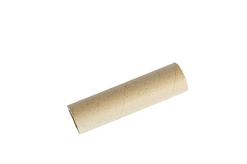 Empty toilet paper roll