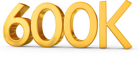 600K Follower Golden