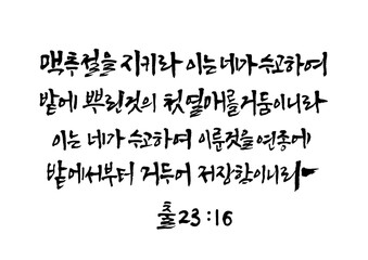 성경,말씀,교회,예배,캘리그래피
