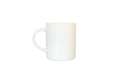 Coffee mug isolated on white background