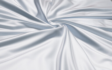 Fototapeta premium Soft cloth with rotating shape, 3d rendering.