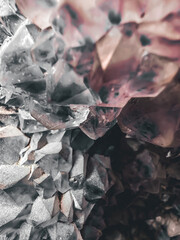 Amethyst crystals from inside a geode