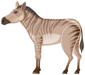 Fototapeta na wymiar Hagerman Horse extinct animal vector