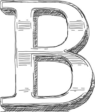 recommend clip art: Russian alphabet sketch outline