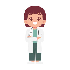 Doctor character. Medical concept illustration