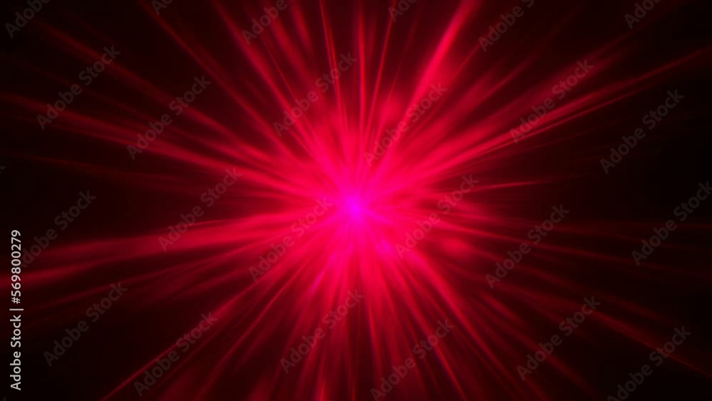 Poster red particle neon motion graphic on dark background. loop animation. beautiful neon motion graphics 