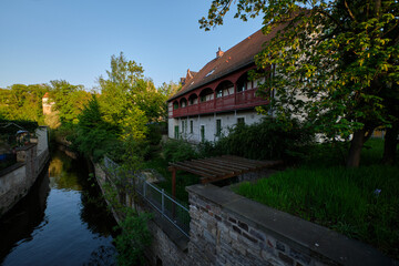 Die historische Altstadt von Zeitz, Burgenlandkreis, Sachsen-Anhalt, Deutschland