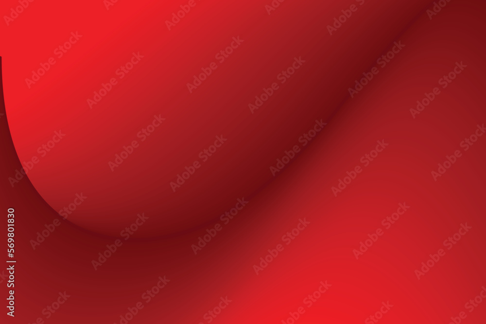 Fototapete red wave abstract background, fluid gradient background, suitable for landing page and computer desk