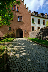 Burg Rieneck in der Stadt Rieneck im Sinntal, Landkreis Main-Spessart, Unterfranken, Franken, Bayern, Deutschland