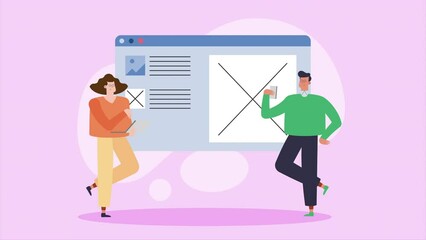 webpage template with couple teaching