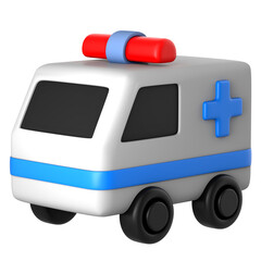 3d ambulance icon illustration © Pinevilla
