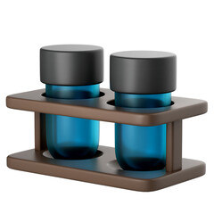 3d tubes icon illustration