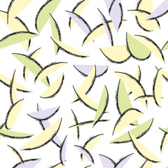 arrows pattern Random color illustration hand painting