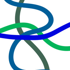Green Blue Grid Lines Transparent 