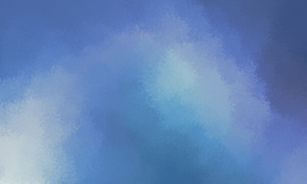 Dreamy fuzzy textured background, calming nostalgic colorful backdrop, handpainted watercolor. Calming blue background paper. 