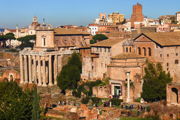 Naklejka premium Scenes of Rome, Italy
