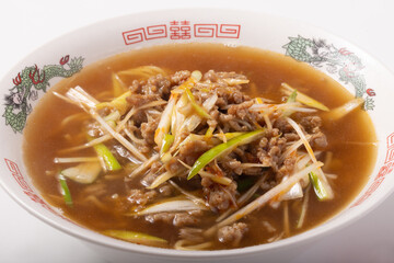 ひきにくネギラーメン