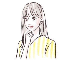 女性のイラスト素材