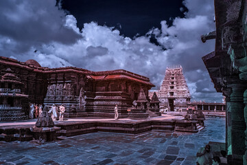 temple in Infrared
