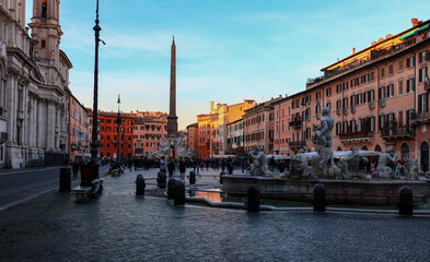 Naklejka premium Scenes of Rome, Italy