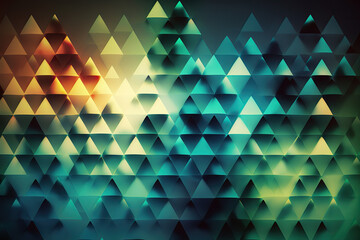 Triangle tiles pattern, texture background, created with Generative AI