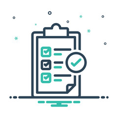 Fototapeta premium Mix icon for totally