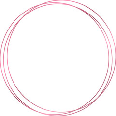 pink gold circle