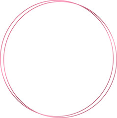 pink gold circle