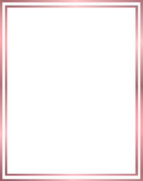 rose gold frame