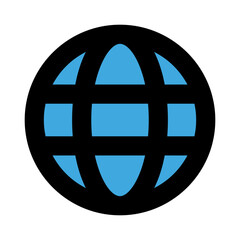 Web browser icon. Internet symbol. Vector.