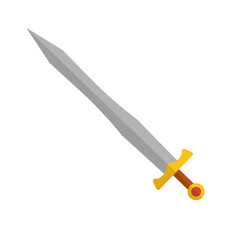 Game sword icon. Weapon. Vector.
