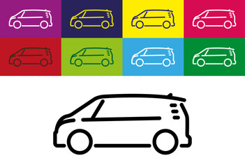 Minimalistic design of a new electric van 