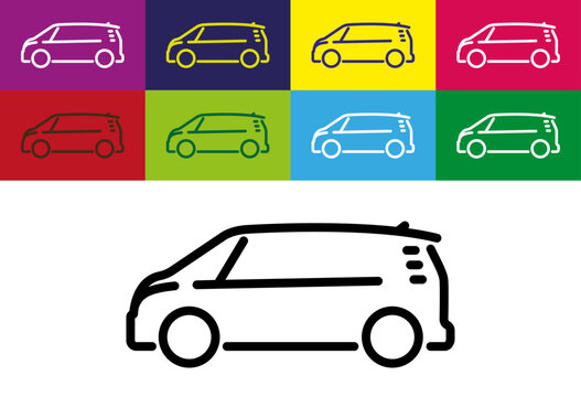 Minimalistic design of a new electric van 