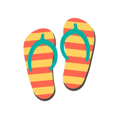 flip flop beach shoes Relaxing by the sea during the holidays