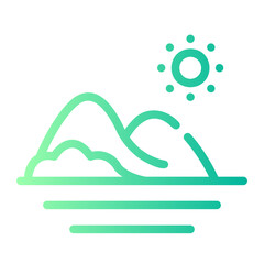 island gradient icon