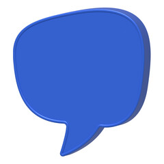 blue chat bubble icon