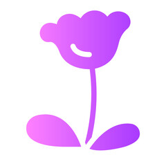 flowers gradient icon