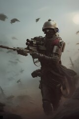 Fototapeta premium a soldier