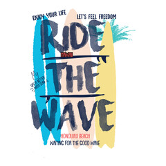 surfing summer illustration beach and wave - 569827445