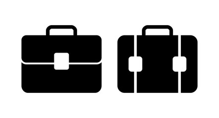 Briefcase icon vector illustration. suitcase sign and symbol. luggage symbol.