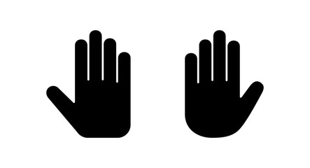 Fototapeta premium Hand icon vector illustration. hand sign and symbol. hand gesture
