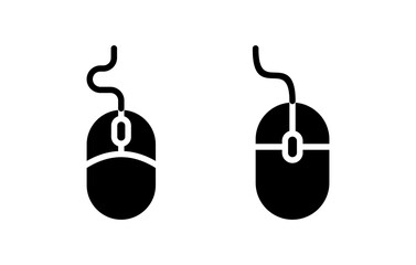 Mouse icon vector illustration. click sign and symbol. pointer icon vector.
