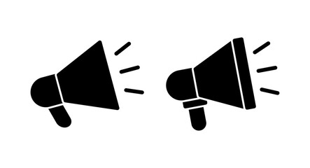 Megaphone icon vector illustration. Loudspeaker sign and symbol